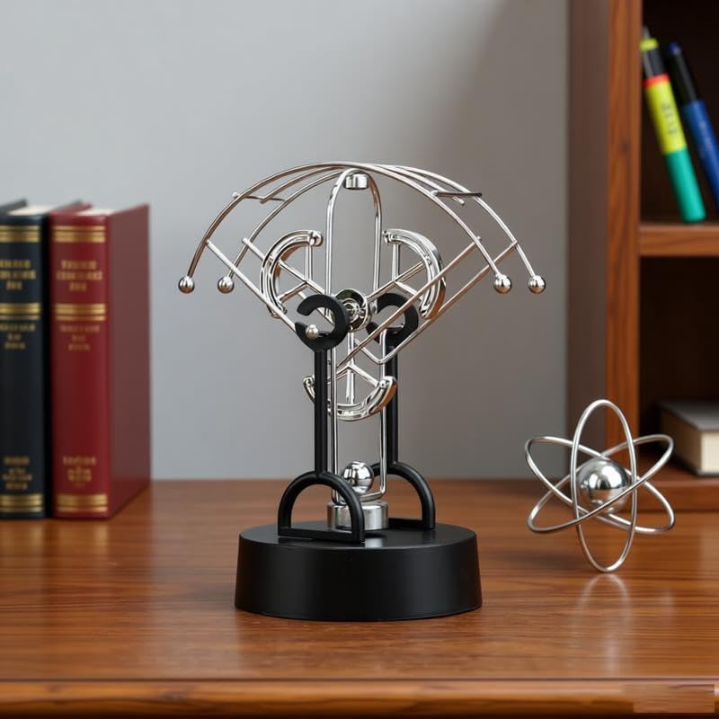 Perpetual Motion Kinetic Art Swing Physics Mechanics Balance Physics Desk Home Decor FN29
