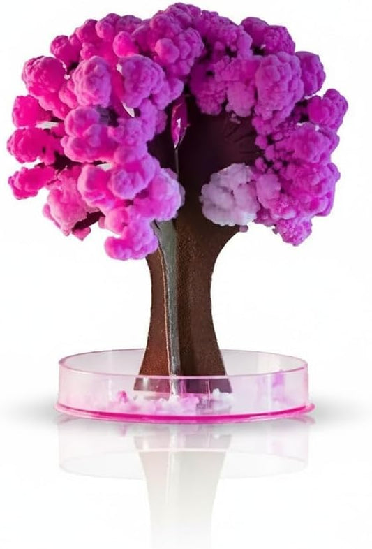 Magic Sakura Cherry Blossom Paper Tree - Crystal Tree Growing Kit for Kids & Teens - DIY Science Kit - Educational Sakura Magic Tree - Grow Your Own Crystal Garden