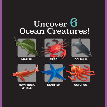 ArtSkills Epic Lab Dig Kit, Ocean Discovery STEM Treasure Hunting Science Kit Arts & Crafts Activity, 30 Assorted Treasures, Tools Included