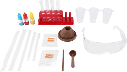 Erupting Volcano Science Kit for Kids, STEM Educational Project with Experiment Materials, Volcano Model & Guide for Boys & Girls Ages 8-12