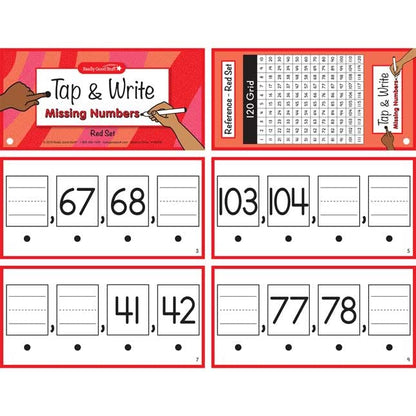 Really Good Stuff Tap and Write CVC Words - 120 Cards