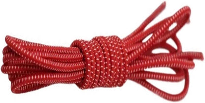 Elastic Shoelaces Round Locking No Tie Shoe Laces Kids Adult Lazy Rubber Sneakers Shoelace
