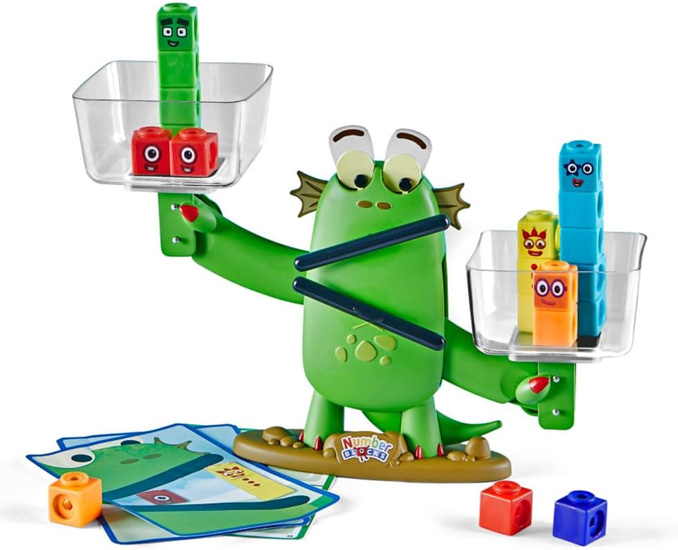 Learning Resources Numberblocks Blockzee Balance Activity Set, 3+, Math and Number Toys for Kids, Balance Game, Interactive Toy with Moving Mouth and Eyes, HM96089-UK