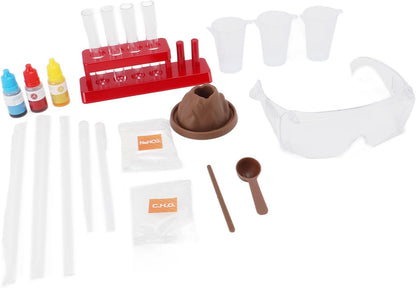 Erupting Volcano Science Kit for Kids, STEM Educational Project with Experiment Materials, Volcano Model & Guide for Boys & Girls Ages 8-12