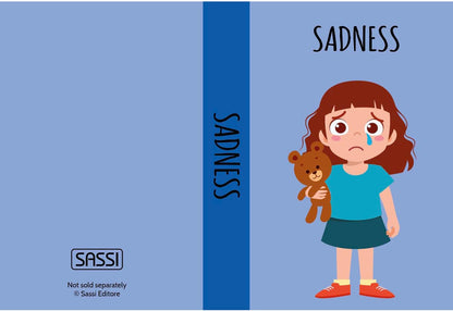 Sassi: My First Library - Emotions- 8 Cardboard Mini-Book Set, Feelings Development, Rhyming Stories, Portable Box, Read-Learn-Play, Kids-Toddlers 2+