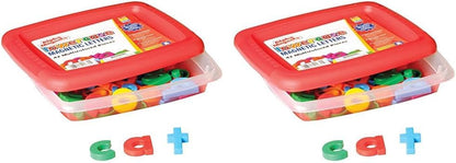 Educational Insights Multicolored Uppercase AlphaMagnets , Set of 42 Uppercase Letters: Perfect for Homeschool & Classroom, Ages 3+