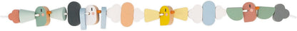 Janod - Stringable Farm-Themed Wooden Beads Set 11 Pieces - Designing Custom Jewelry - Imagination Development - Boosts Creativity and Motor Skills - Encourages Imaginative Play
