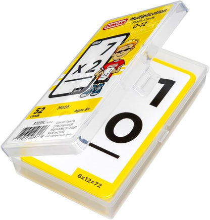 Duncan Flash Cards- Multiplication 3703FC Yellow & White, Medium