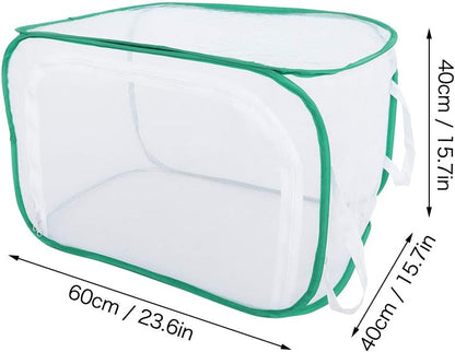 Foldable Butterfly Habitat, Butterfly Cage for Caterpillars, Create Farm, Enclosure for Breeding Soldier Fly, Dragonfly, or Housefly for Chicken and Reptile Feed (30 * 30 * 30cm)