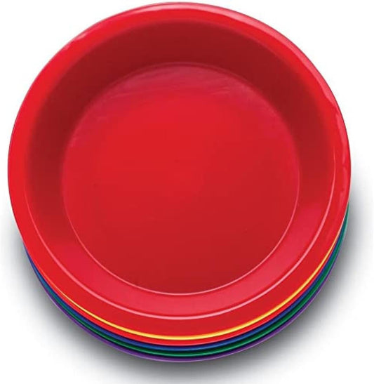 Learning Resources Three Bear Family Sorting Bowls, Set of 6 Bowls, Assorted Colors, 6" in Diameter, Ages 4+