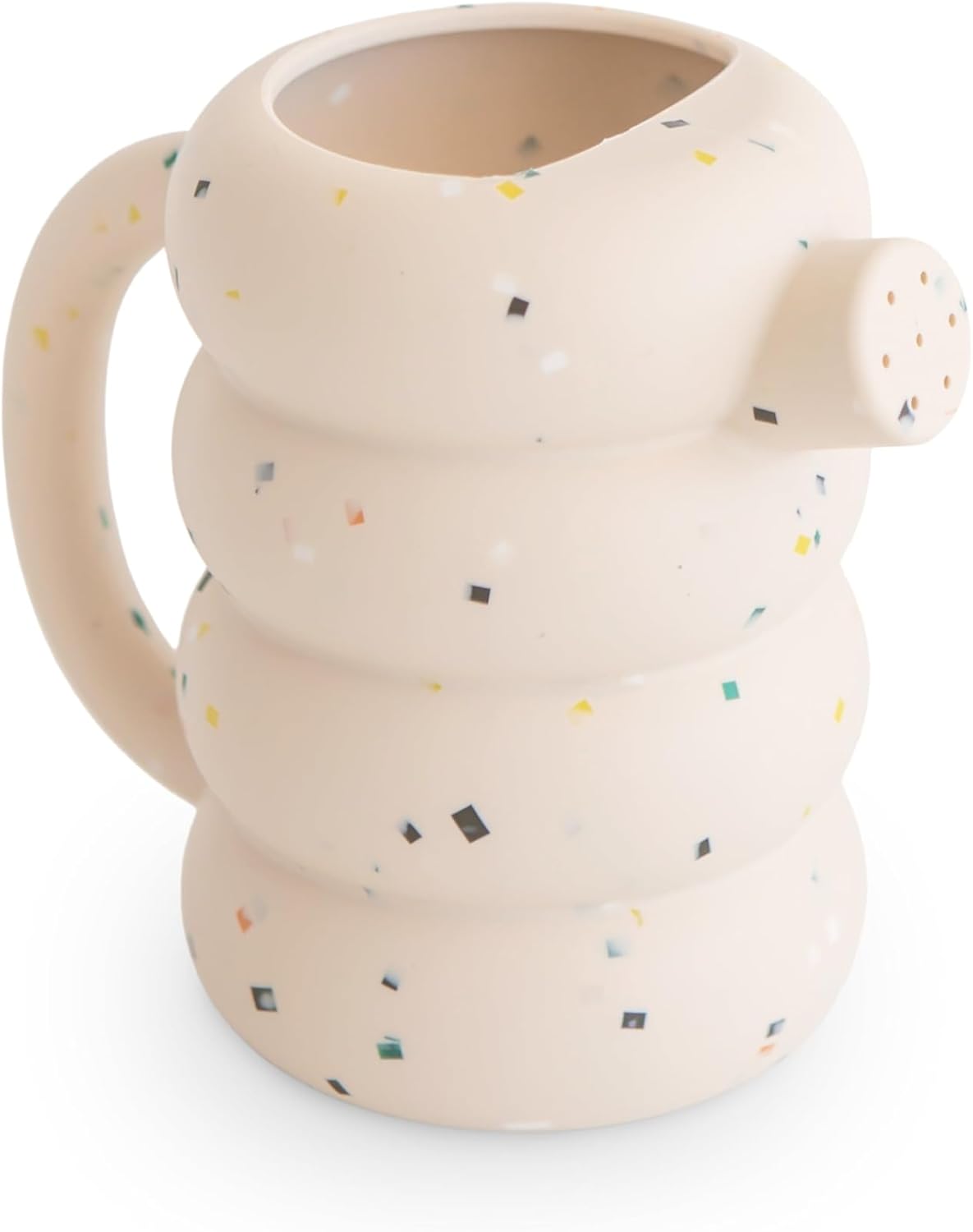 mushie Silicone Watering Can | Bath and Outdoor Play for Toddlers 10 Months+ (Peony)