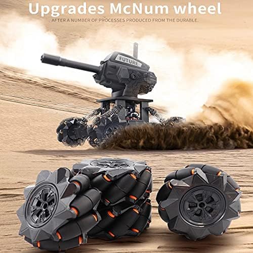 VANLINNY Robot Kits,360° Drifting RC Tank Toy,Science Projects for Ages 13+, STEM Educational Kit for Beginner,10 mph Fast DIY Remote Control Car,Programmable/Rechargeable, for Birthday.