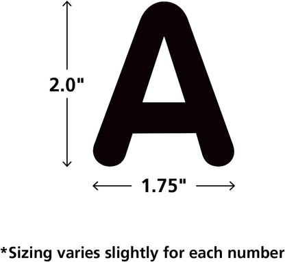 Teacher Created Resources Black 2" Classic Letters Uppercase Pack (TCR9210)