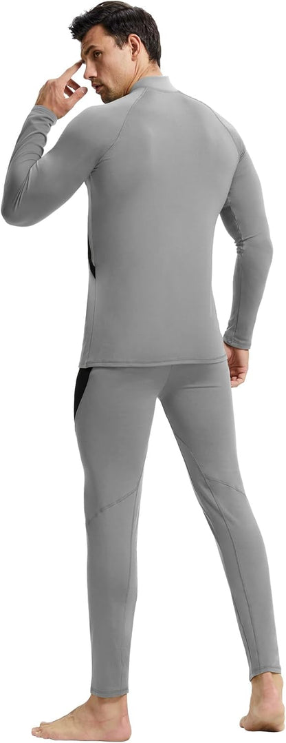 CL convallaria Thermal Underwear Long Johns Set Mens Winter Gift Hunting Gear Sport Base Layer Bottom Top - Colors B