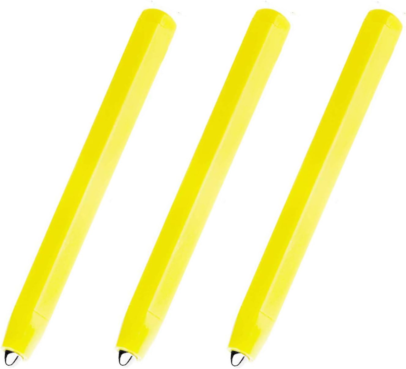 3 Pieces Replacement Stylus Magnetic Drawing Pen Magnet Replacement Pens for Magnetic Drawing Board Pen Replacement Magnapad A to Z and Numbers 0-9 (Yellow)