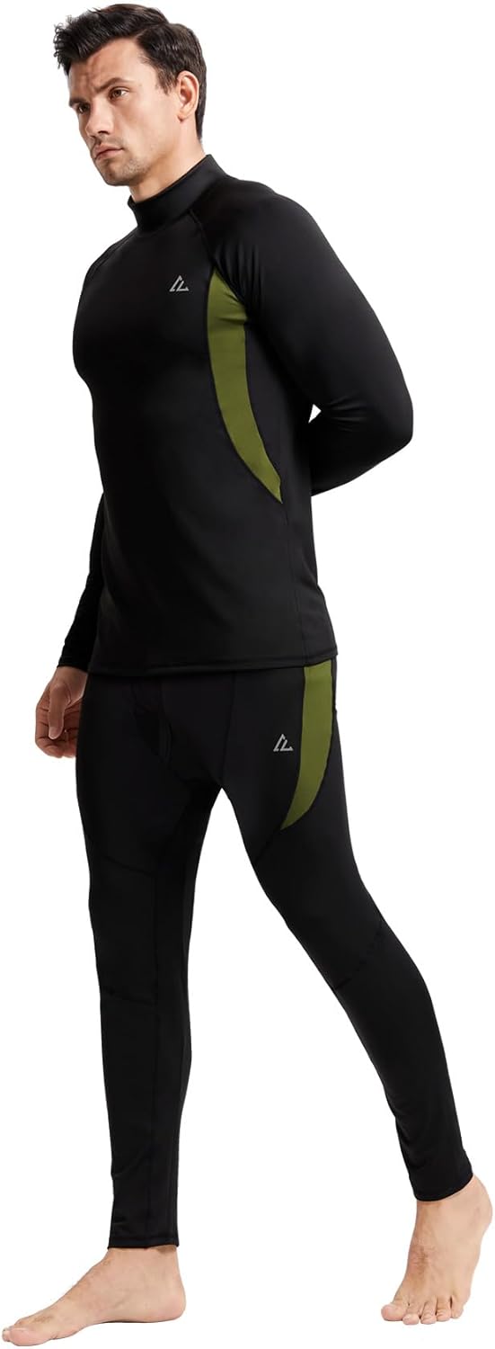 CL convallaria Thermal Underwear Long Johns Set Mens Winter Gift Hunting Gear Sport Base Layer Bottom Top - Colors B
