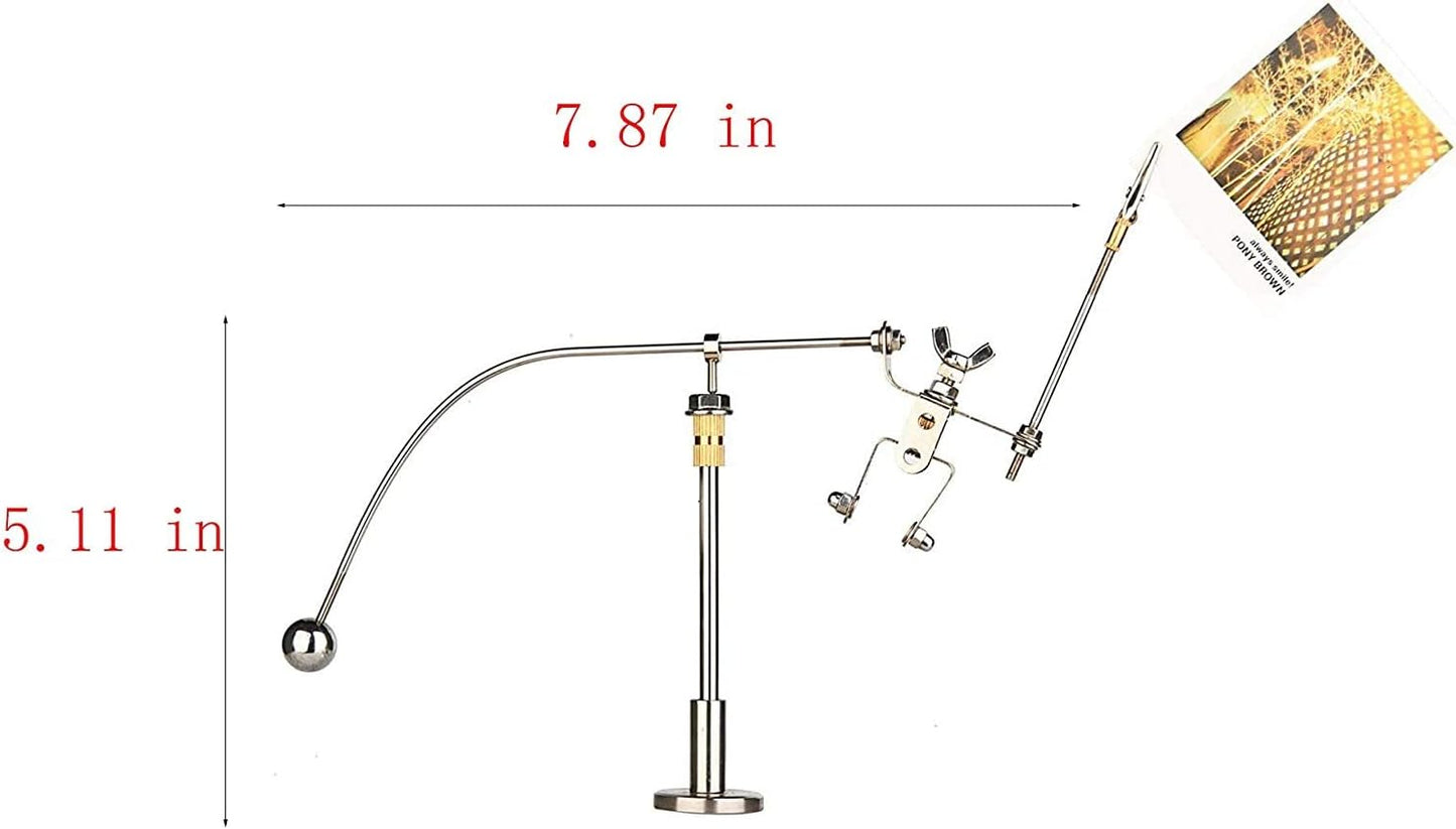 Sunnytech Steel Balance Physics Toy Weightlifter Kinetic Art Balance Toy Balancing Decompressive Science Home Office Toy for Desk Decor WJ020