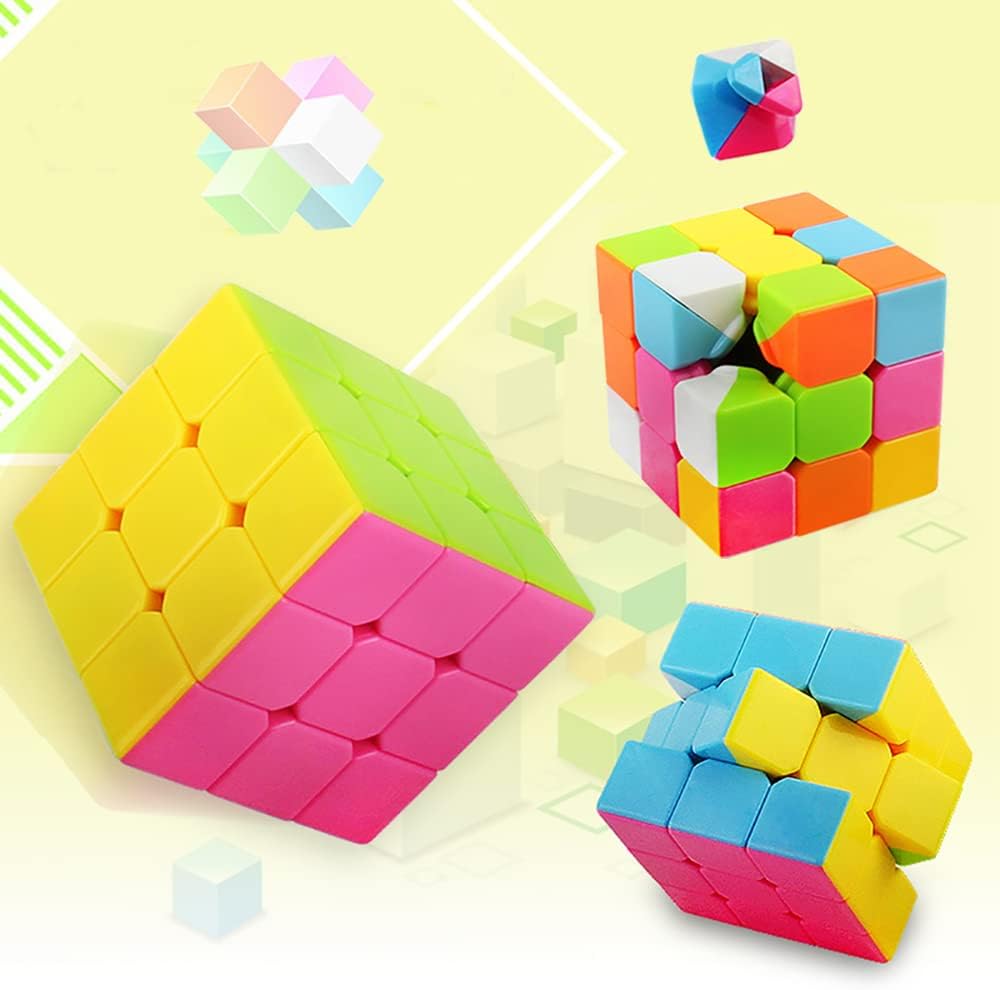Speed Cube 3x3 Magic Cube 3x3x3 (56mm) Educational Puzzles Toys for Kids and Adult