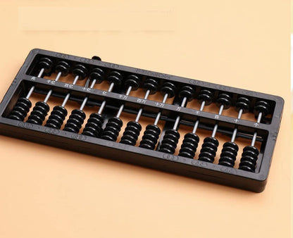 1 Piece Abacus 13 Digits, Abacus Chinese Vintage, Abacus Wooden, for Arithmetic Mathematic Education