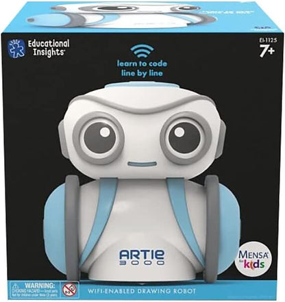 Educational Insights Artie 3000 the Coding & Drawing Robot - STEM Robot Toys & Coding for Kids, Learn Programming and Robotics, Programmable Interactive Toy for Boys and Girls Ages 7+