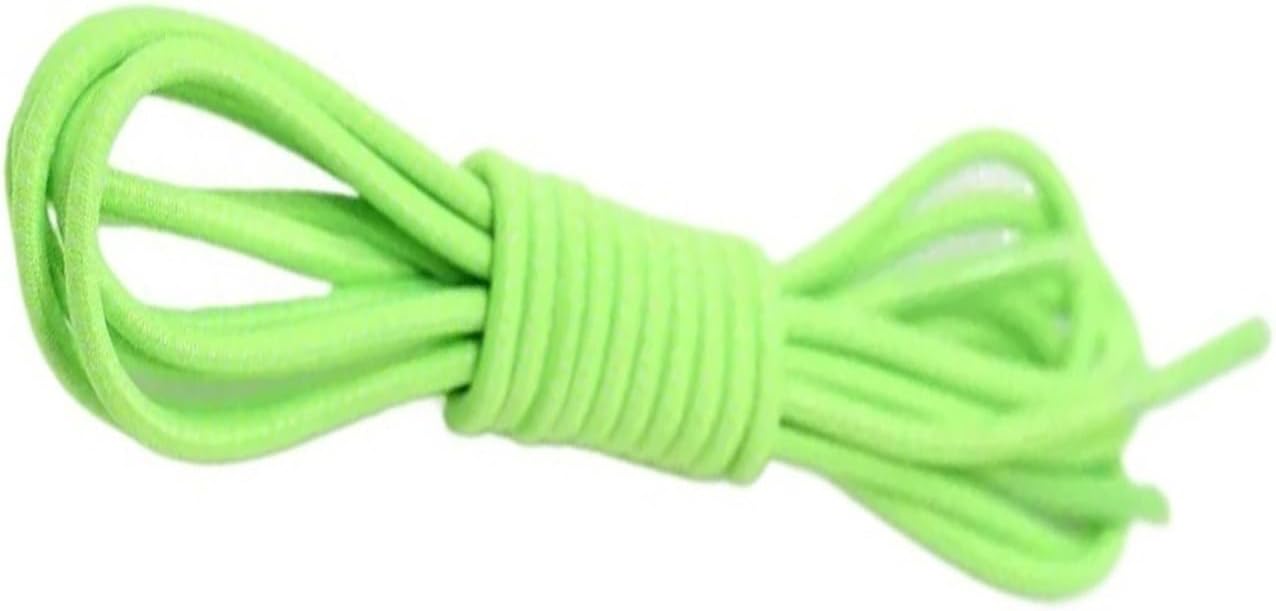 Elastic Shoelaces Round Locking No Tie Shoe Laces Kids Adult Lazy Rubber Sneakers Shoelace