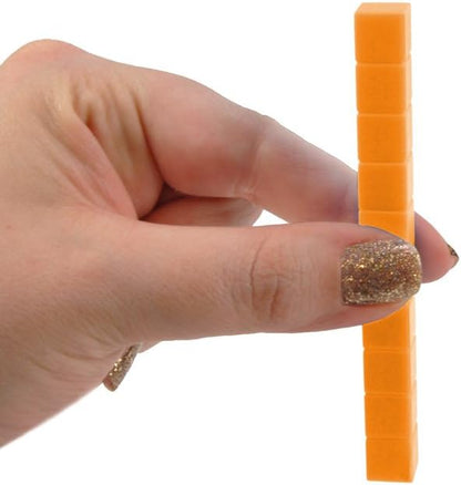 EAI Education Base Ten Rods: Orange Plastic - Set of 50