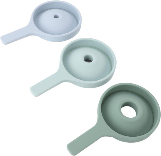 Scoop Sensory Toy Silicone Folding Stackable Fine Motor Skills Sensory Educational Toddler Toys for Bath Beach Play 3pcs