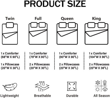 Castle Fairy Drum Kit Comforter Set,Musical Instruments Bedding Set for Kids Girls Women,Adults Rock Music Comforter,Neon Lighting Quilted Duvet Set Bedroom Collection Twin Size 2Pcs