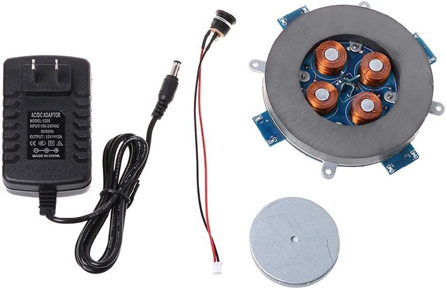 Magnetic Levitation Module DIY Core Kit with LED Lamp Max Load-Bearing 500g Platform for Magnetic Levitation Machine
