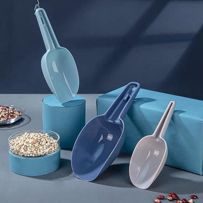 Set of 4 Plastic Ice Scoops, Kitchen Multipurpose Food Scoops for Canisters, Freezer, Flour, Dry Foods, Coffee Beans, Pop Corn, Pet Food (Mix 4 (Set of 4), 150ml, BPA-Free, Dishwasher Safe)