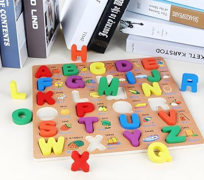 Wooden Number Puzzle for Young Children, 1-20 Digit Operation Symbol Puzzle, Suitable for Number Learning and Educational Toys for Preschool Children Aged 3-5 Years Old