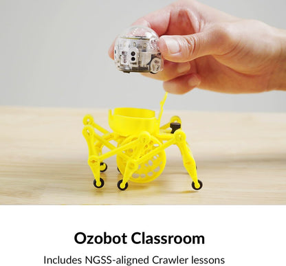 Ozobot Crawler for Evo Robot, Interactive Programming Accessory, Enhances STEM Education, Develops Critical Thinking, Ideal for Kids Ages 8 to 13, Surprise Colors, 6 Kits, Evo Required Not Included