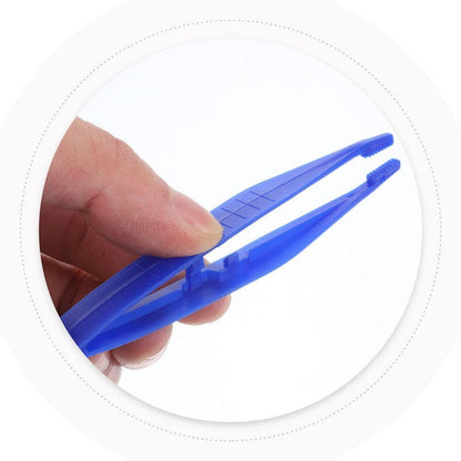Plastic T- for kids 20pcs Forceps Craft T- Sensory Play Kids Tongs Tweezer Preschool Science Toddler Fine Motor Skill