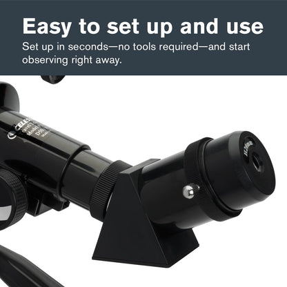 Celestron Travel Scope 70 Portable Refractor Telescope – 70mm Aperture, Fully-Coated Glass Optics – Includes Tripod, Backpack & Software – Ideal for Beginners & Travel