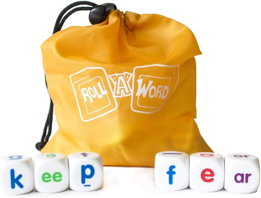 Junior Learning Roll a Word Develop Spelling and Word Formation Dice, Multi