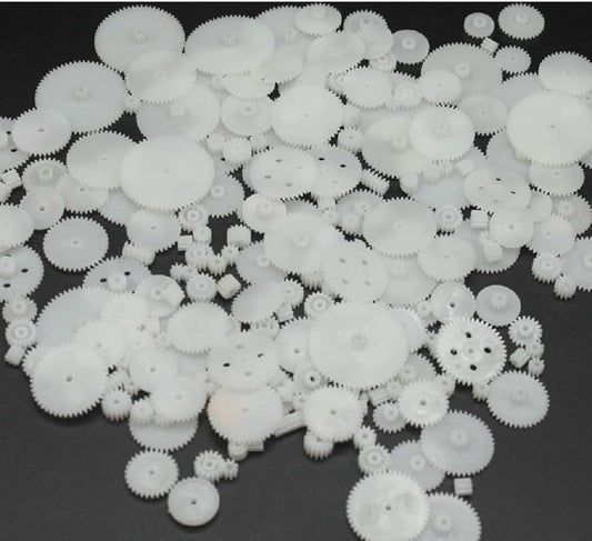 200pcs Plastic Gears 0.5 Module for DC Motor DIY Model Toys Accessories