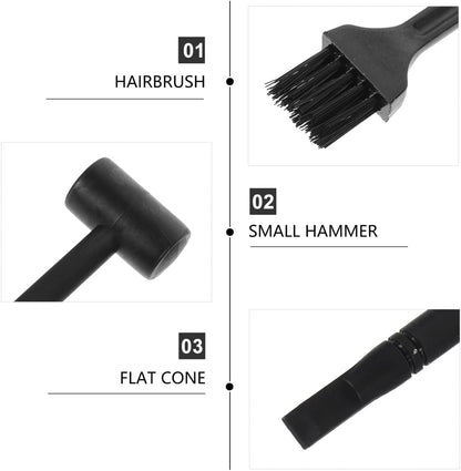10 Sets Mini Dig Kit: Dinosaur Eggs Digging Hammer Chisel Brush Archaeological Science Excavation Tool Kit