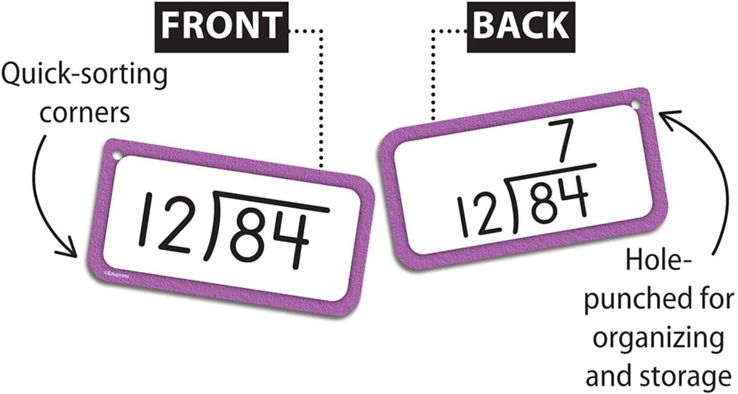 Teacher Created Resources Division Flash Cards - All Facts 0-12 (TCR62030)