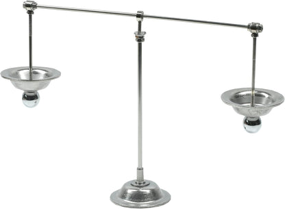 Sunnytech Steel Balance Physics Toy Weightlifter Kinetic Art Balance Toy Balancing Decompressive Science Home Office Toy for Desk Decor WJ020