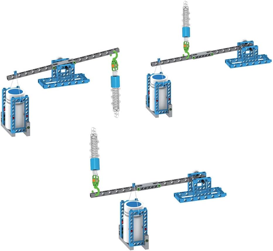 Thames & Kosmos Simple Machines Science Experiment & Model Building Kit, Introduction to Mechanical Physics, Build 26 Models to Investigate The 6 Classic Simple Machines