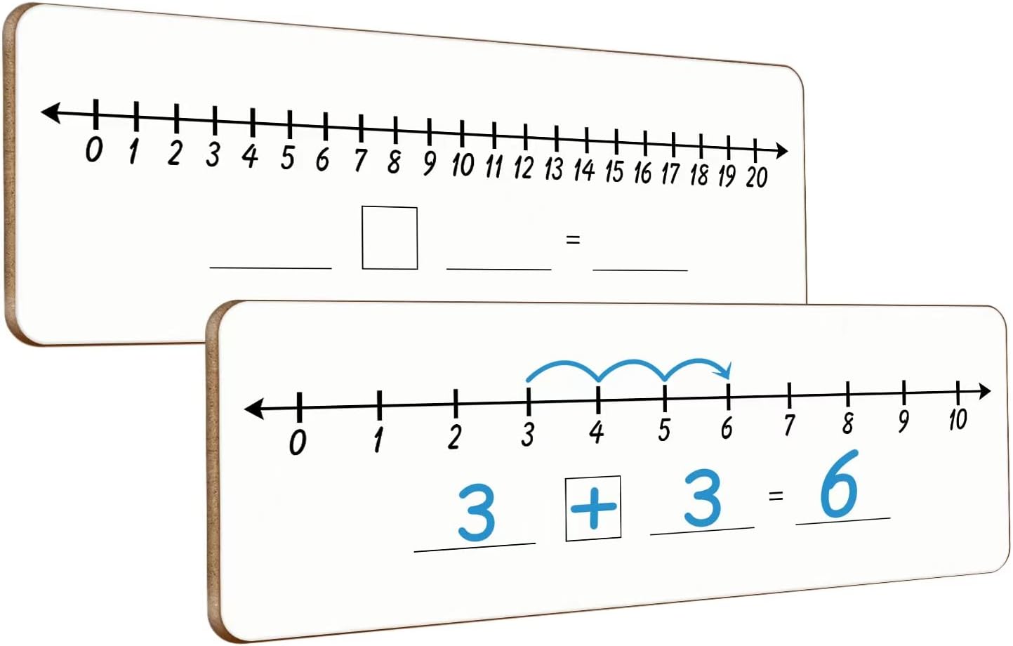 Multiplication Chart Whiteboard - Double-Sided Times Table, 9" x 12" Dry Erase Board, Math Manipulatives White Board for Kids Students, Classroom and Home Learning