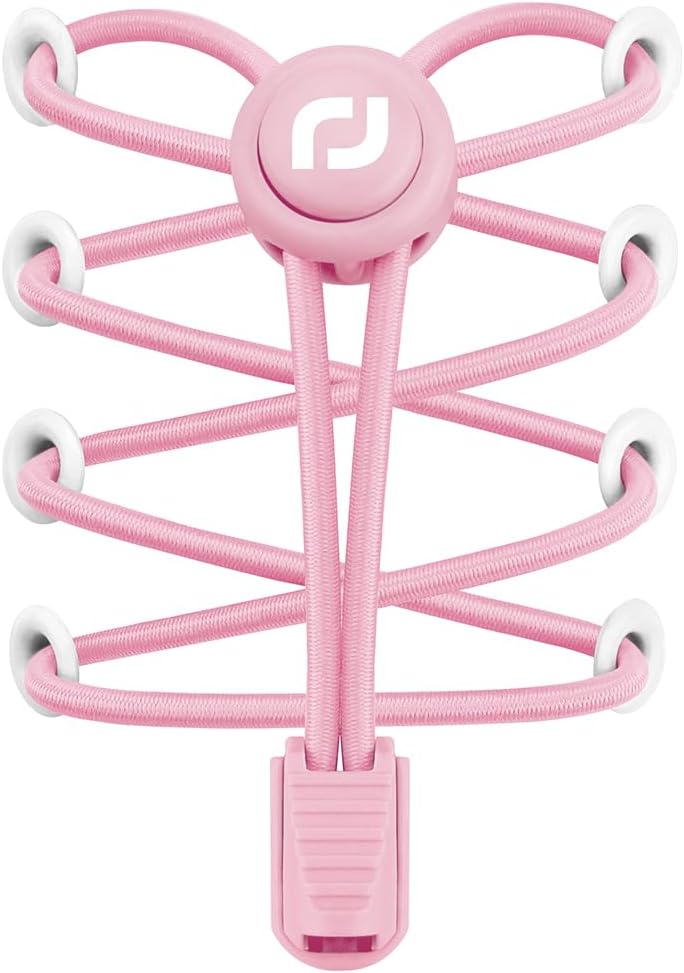 RJ-Sport Tieless Elastic Shoe Laces - Heavy Duty No Tie Shoelaces for Kids and Adult with Strong Lock and Speed Shoestrings