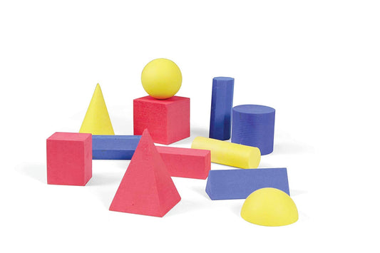 hand2mind ManipuLite GeoSolids, Set of 6