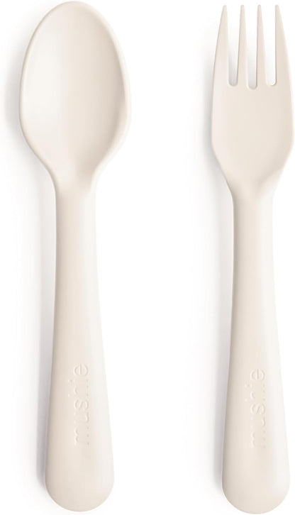 mushie Dinnerware Cups For Kids | Made in Denmark, Set of 2 (Ivory) - Colors A