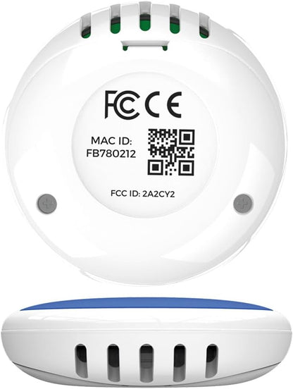 Bluetooth Compatible Thermometer, Hygrometer & Dew Point Sensor and Logger, Smart Temperature Humidity Monitor, Unlimited Phone Storage. Simple Data Export. Made in USA