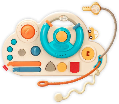 Caterbe Steering Wheel for Toddlers Toys, Baby Montessori Toy for Educational Gift
