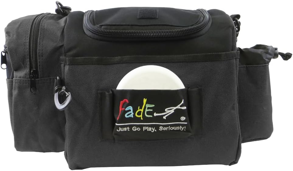 Fade Crunch Disc Golf Bag – Lightweight, Durable, and Insulated Shoulder Bag for All Skill Levels - Practice Bag - Lightweight Bag for night golf
