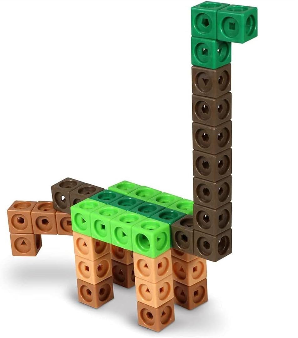 Learning Resources MathLink Cubes Early Maths Activity Set, Ages 5+, Early Maths Skills, Classroom and Homeschool, Maths Toys for Kids, Counting Resource for Kids, Maths Blocks, EYFS Resources