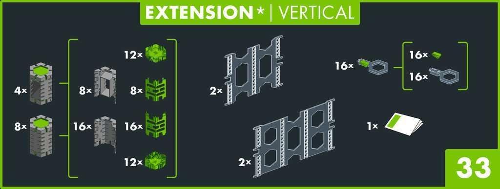 Ravensburger GraviTrax PRO: Vertical Expansion Set - Advanced Marble Run STEM Toy | EncourAgess Experimentation and Creativity | Compatible with All GraviTrax Systems | Gift for Kids Ages 8+