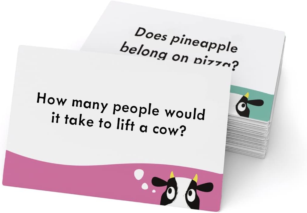 Herd Mentality: Udderly Funny Family Board Game | Easy & Fun for Big Groups of 4-20 Players | Includes 20 Extra Exclusive Questions